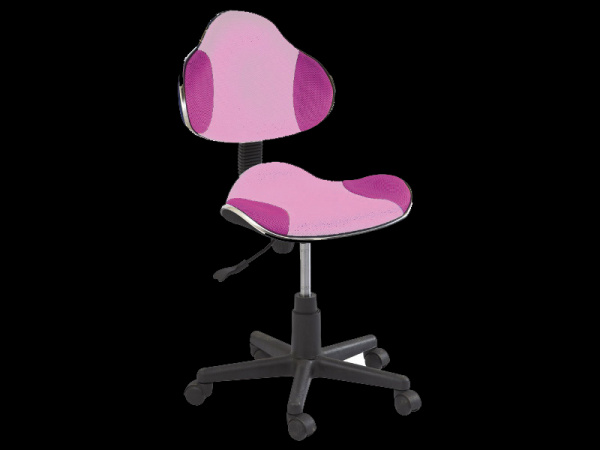 Studentská kancelářská židle Q-G2 Růžová,Studentská kancelářská židle Q-G2 Růžová
