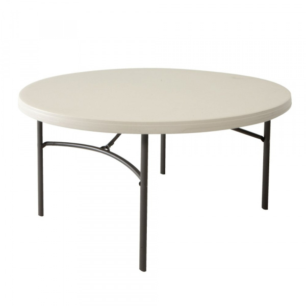 Skládací stůl 152 cm bílá / černá Dekorhome,Skládací stůl 152 cm bílá / černá Dekorhome