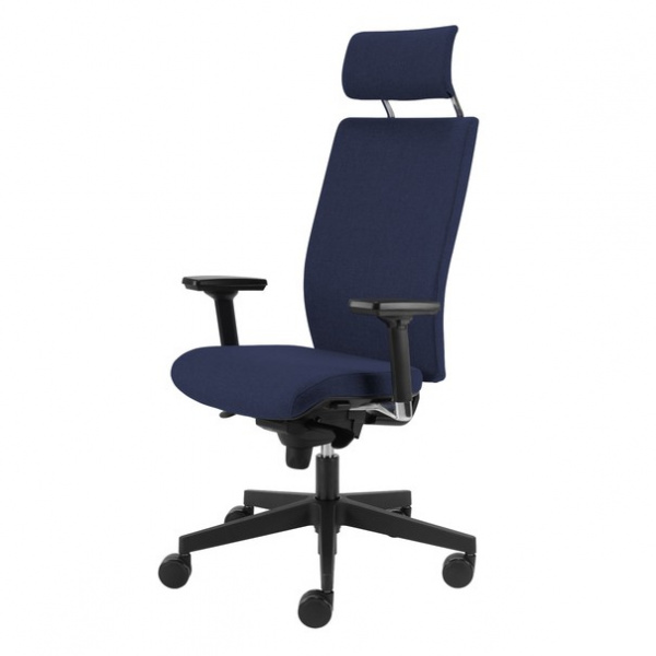 Sconto Kancelářská židle CONNOR modrá