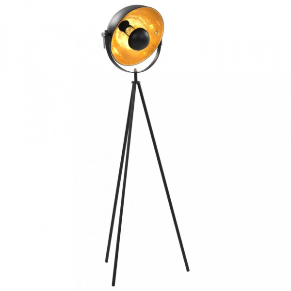 Stojací lampa černá / zlatá Dekorhome 31 cm,Stojací lampa černá / zlatá Dekorhome 31 cm