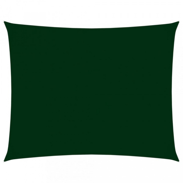 Stínící plachta obdélníková 2 x 3 m oxfordská látka Dekorhome Tmavě zelená,Stínící plachta obdélníko