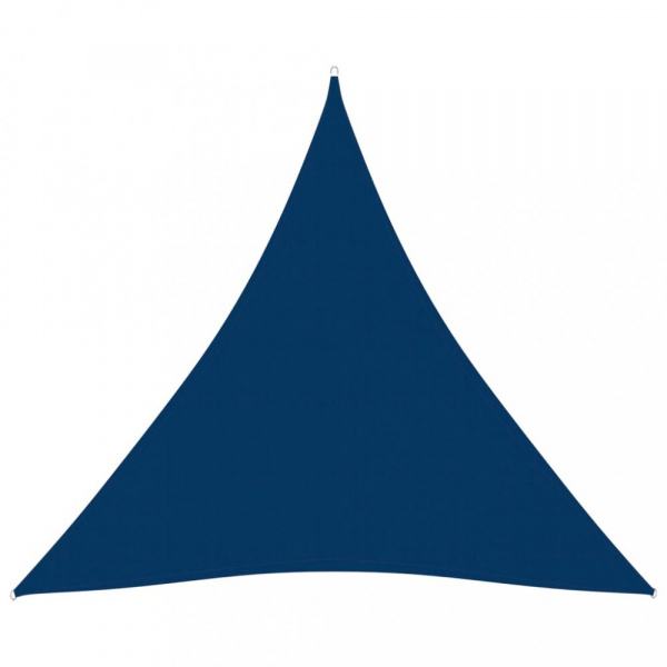 Stínící plachta trojúhelníková 4 x 5 x 5 m oxfordská látka Dekorhome Modrá,Stínící plachta trojúheln