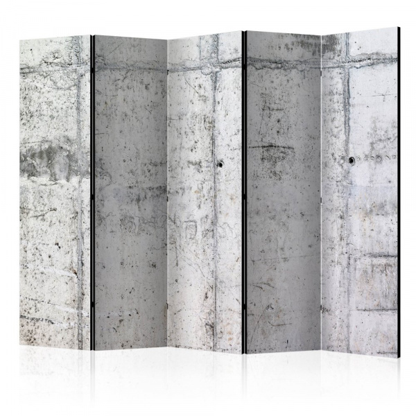 Paraván Concrete Wall Dekorhome 225x172 cm (5-dílný),Paraván Concrete Wall Dekorhome 225x172 cm (5-d