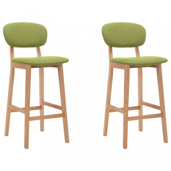 Barová židle 2 ks Dekorhome Zelená,Barová židle 2 ks Dekorhome Zelená
