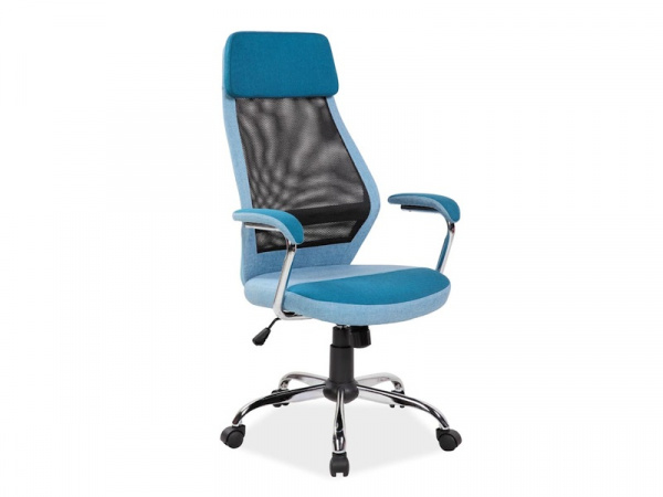 Kancelářská židle Q-336 Modrá,Kancelářská židle Q-336 Modrá