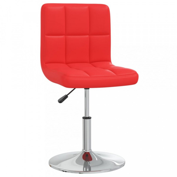 Kancelářská židle umělá kůže / chrom Dekorhome Červená,Kancelářská židle umělá kůže / chrom Dekorhom