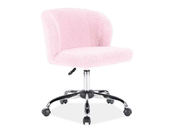 Kancelářská židle DOLLY Světle růžová,Kancelářská židle DOLLY Světle růžová