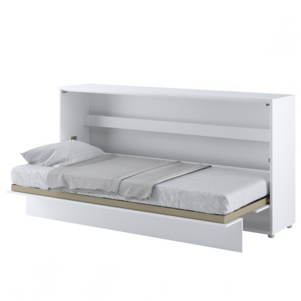 Sklápěcí postel BED CONCEPT 4 bílá, 90x200 cm