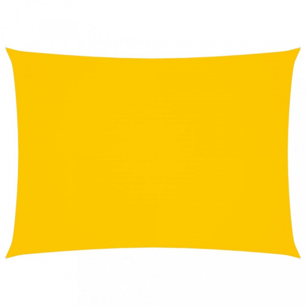Stínící plachta obdélníková 6 x 8 m oxfordská látka Dekorhome Žlutá,Stínící plachta obdélníková 6 x 