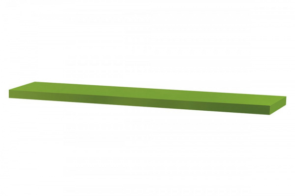 Nástěnná polička P-002 120 cm Zelená,Nástěnná polička P-002 120 cm Zelená