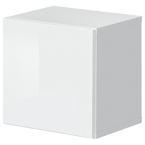 Závěsná skříňka MATCH SW5 bílá/bílá vysoký lesk