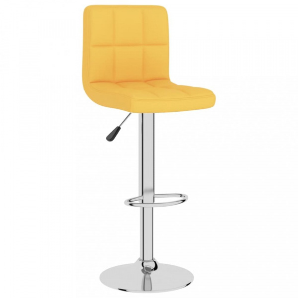 Barová židle látka Dekorhome Žlutá,Barová židle látka Dekorhome Žlutá