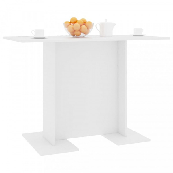 Jídelní stůl 110x60 cm Dekorhome Bílá,Jídelní stůl 110x60 cm Dekorhome Bílá