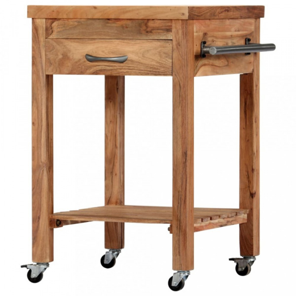 Kuchyňský vozík akáciové dřevo Dekorhome,Kuchyňský vozík akáciové dřevo Dekorhome