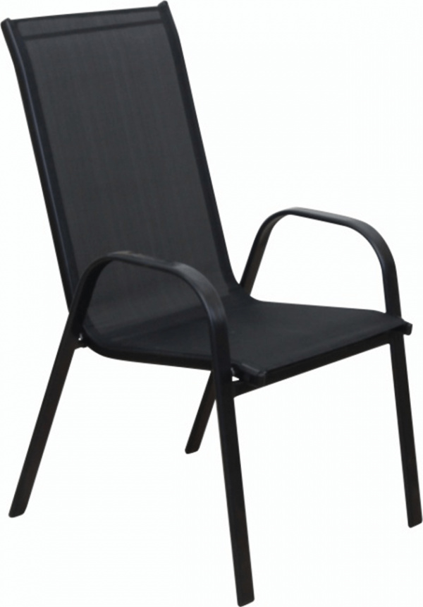 Zahradní židle XT1012C (ZWC-2429) Černá,Zahradní židle XT1012C (ZWC-2429) Černá