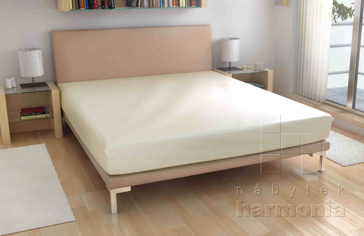 2-froté prostěradlo - smetanové - 60 x 120 cm