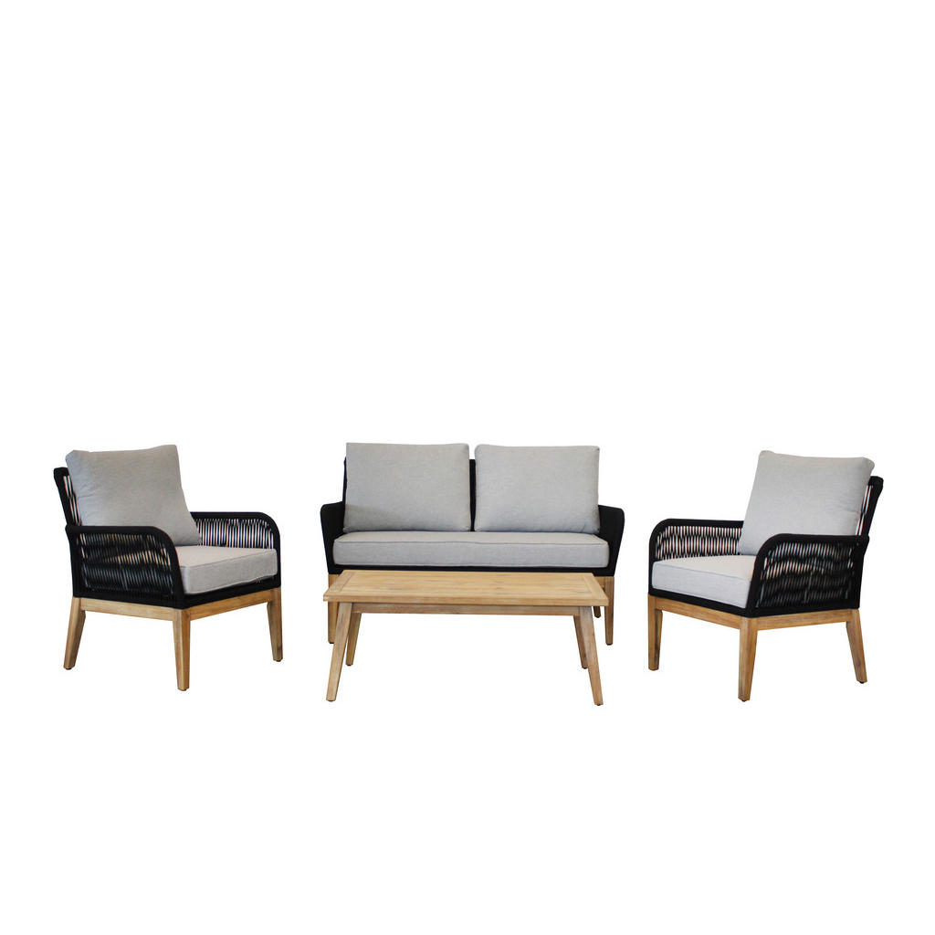 Acamp ZAHRADNÍ SEDACÍ SOUPRAVA dřevo, textil