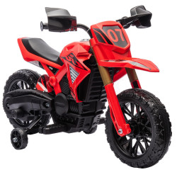 AIYAPLAY DĚTSKÝ elektrický motocykl 6 V Dětský motocykl 3 km/h 3–8 let Děti Červený