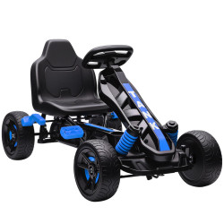 AIYAPLAY GOKART-TRETAUTO Šlapací autíčko s ruční brzdou, automatickým spojkovým systémem, koly z EVA