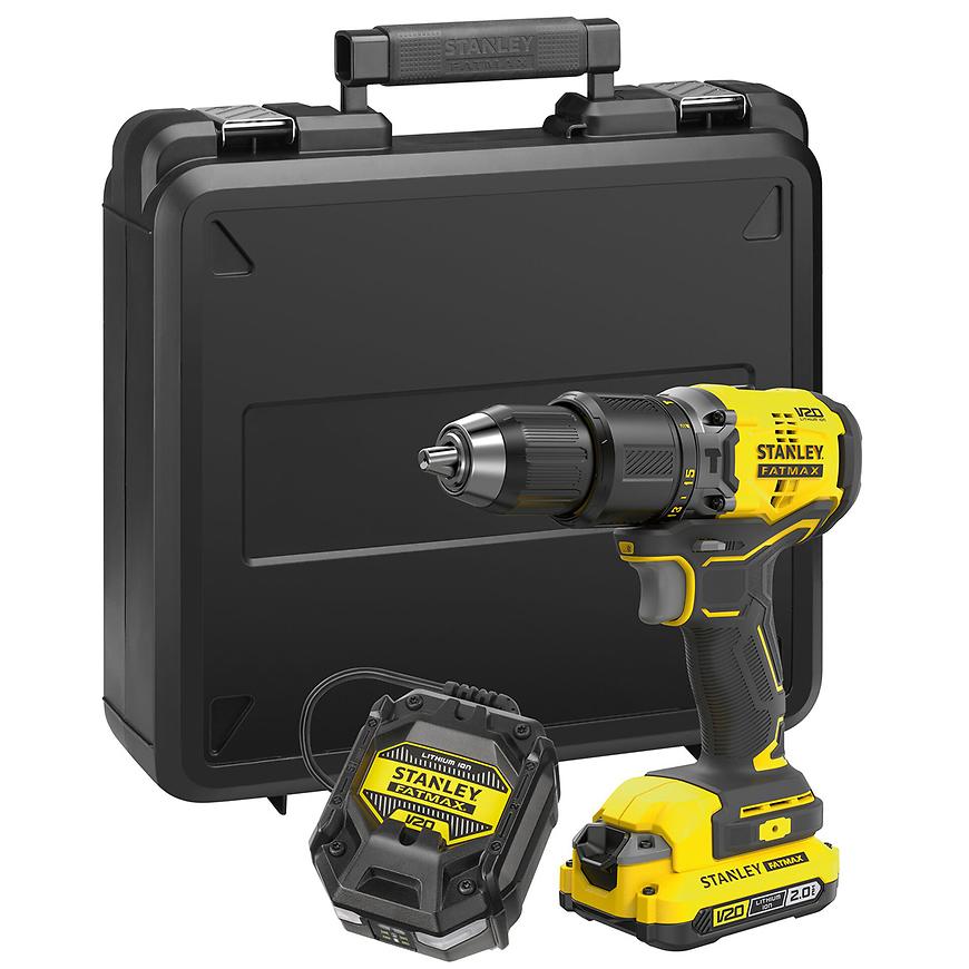 Aku bezuhlíková příklepová vrtačka Fatmax® V20 18V