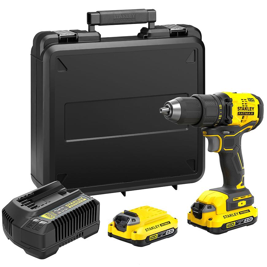 Aku bezuhlíková vrtaèka Fatmax® V20 2x2.0 Ah 18V