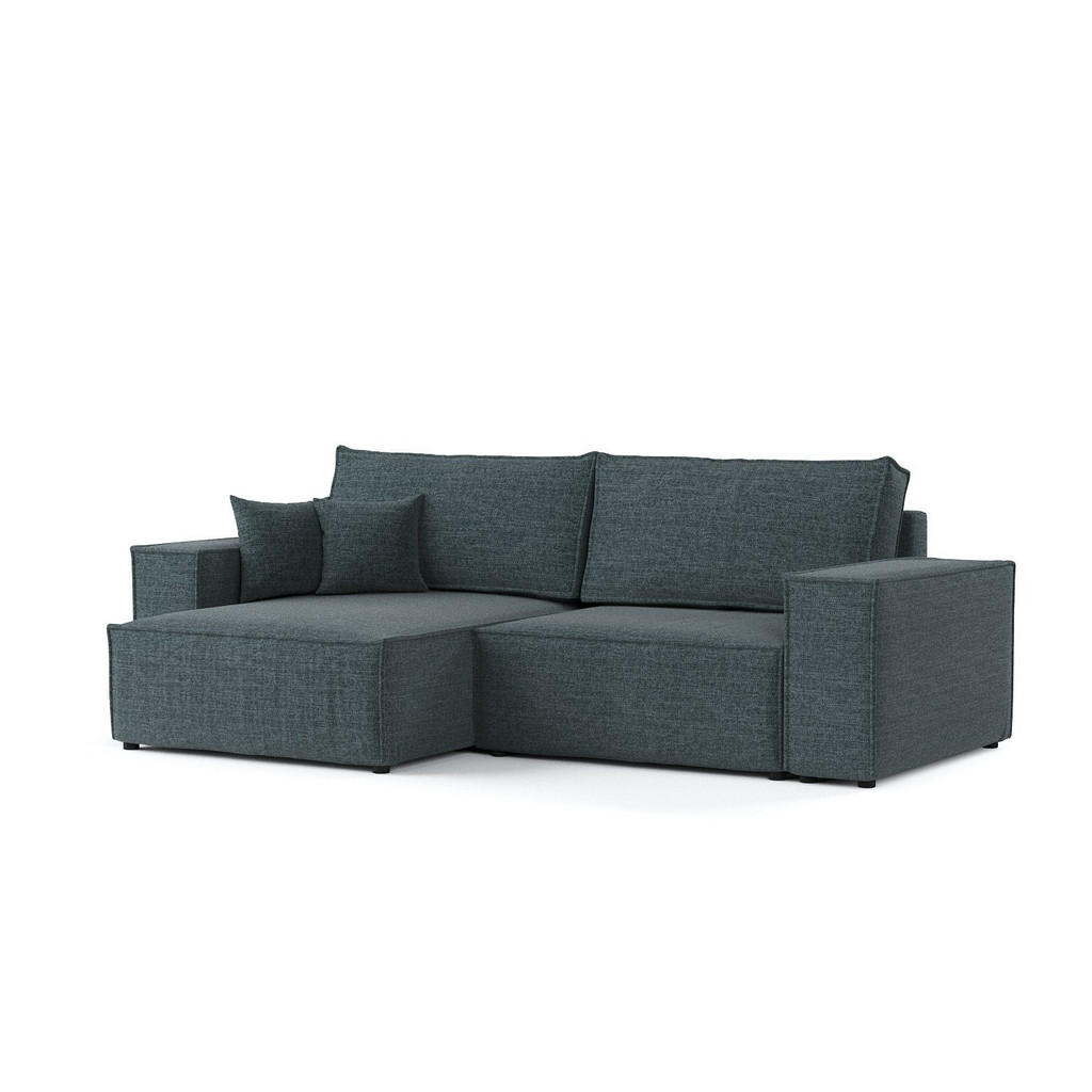 AltaBeds ROHOVÁ SEDAČKA CAVO, textil, Modrošedá