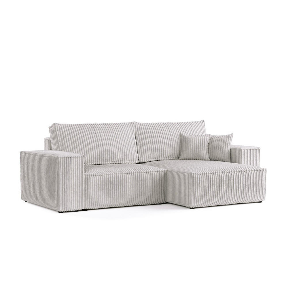 AltaBeds ROHOVÁ SEDAČKA CAVO, textil, Šedá