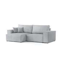 AltaBeds ROHOVÁ SEDAČKA CAVO, textil, Světle šedá