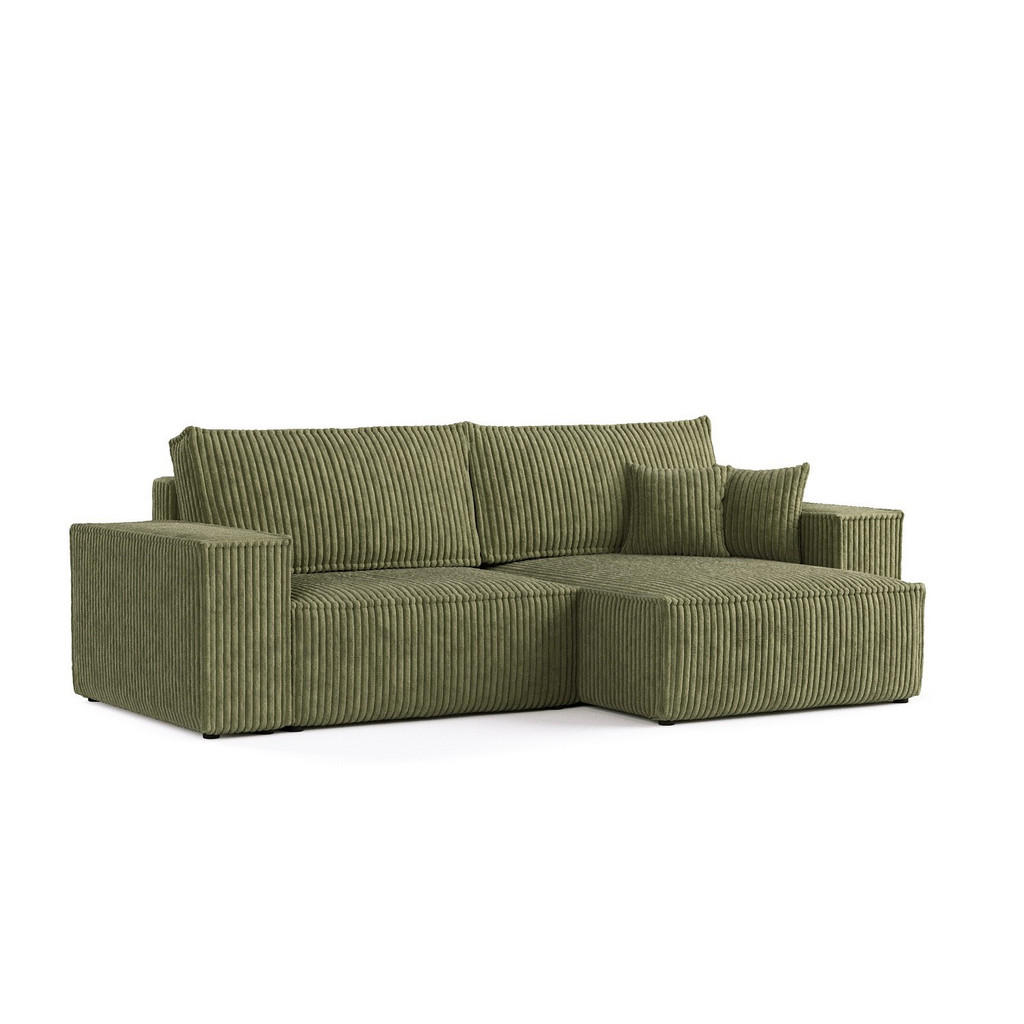 AltaBeds ROHOVÁ SEDAČKA CAVO, textil, Zelená