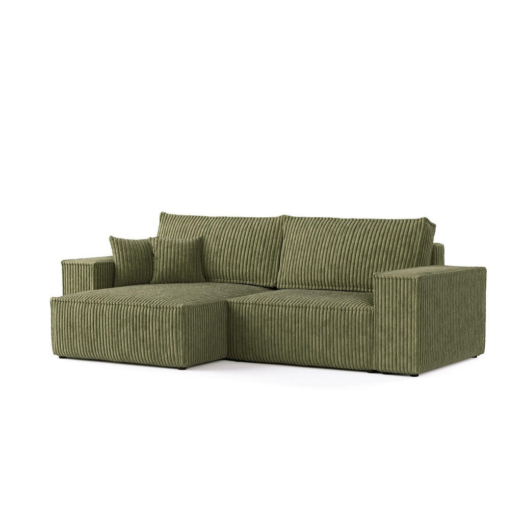 AltaBeds ROHOVÁ SEDAČKA CAVO, textil, Zelená