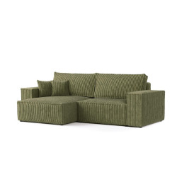 AltaBeds ROHOVÁ SEDAČKA CAVO, textil, Zelená