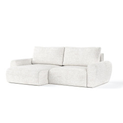 AltaBeds ROHOVÁ SEDAČKA OMARI, textil, Krémová
