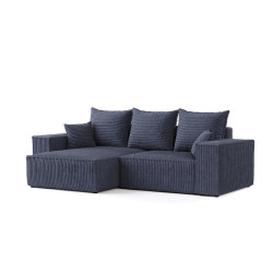 AltaBeds ROHOVÁ SEDAČKA SENSO, textil, Námořnická modrá