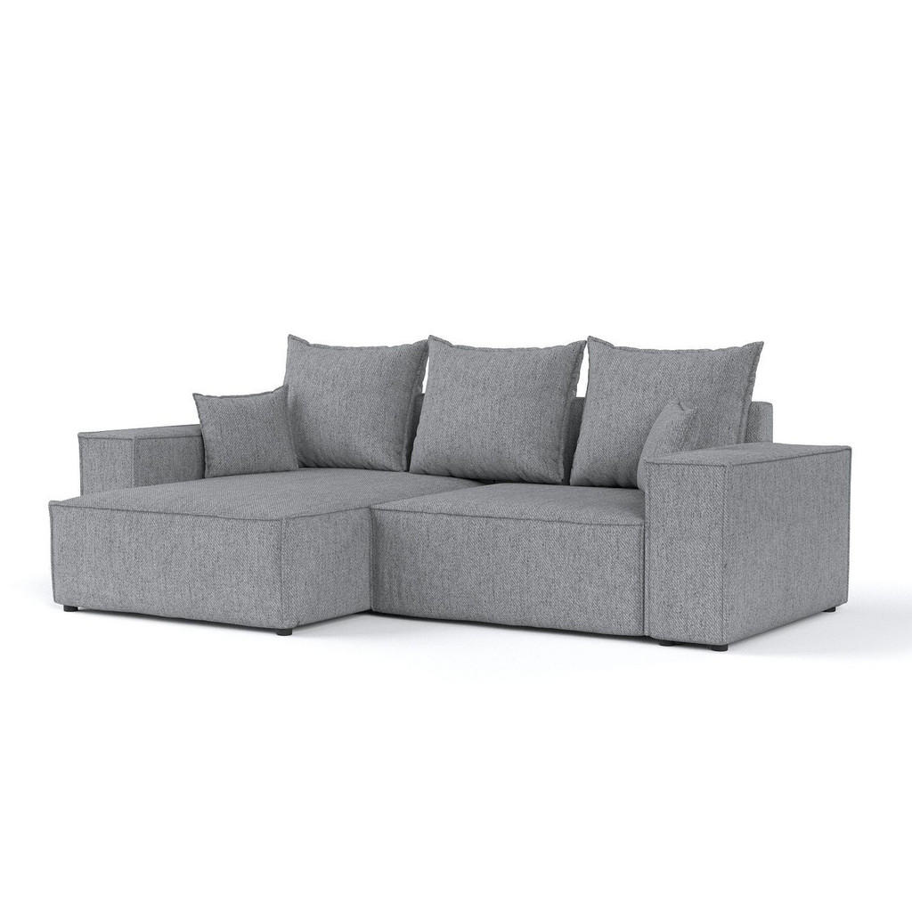 AltaBeds ROHOVÁ SEDAČKA SENSO, textil, Šedá