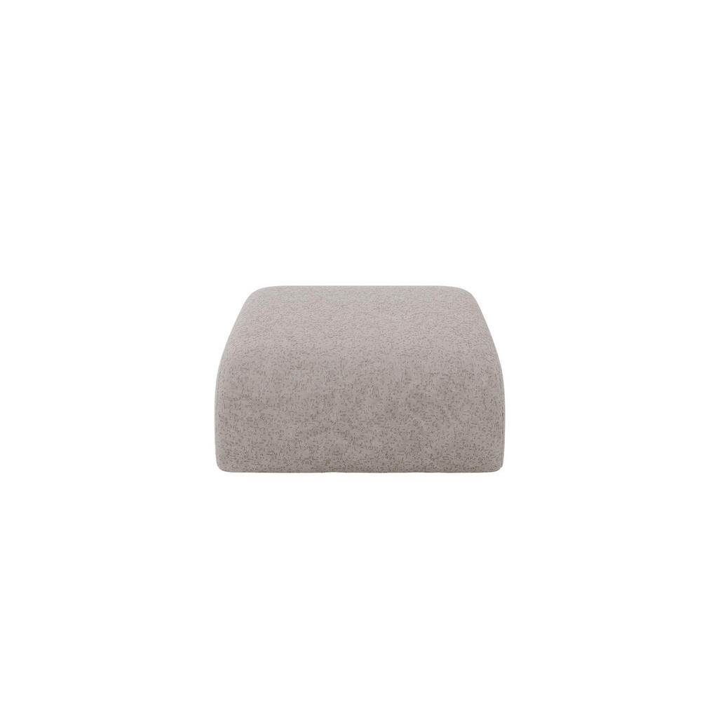 ALTDECOR MODULÁRNÍ TABURET MIRA-PUF 91x89x40 cm, světle šedý, velur