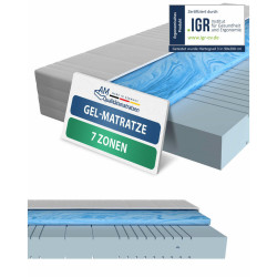 AM Qualitätsmatratzen GELOVÁ matrace 140/200 cm H3 - výška 20 cm a potah Toledo