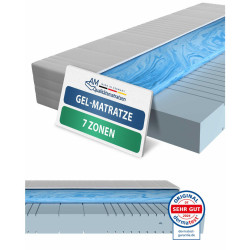 AM Qualitätsmatratzen GELOVÁ matrace 160/200 cm H2 - výška 20 cm a potah Toledo