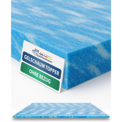 AM Qualitätsmatratzen GELOVÁ topper bez potahu 120/200 cm - výška 4 cm