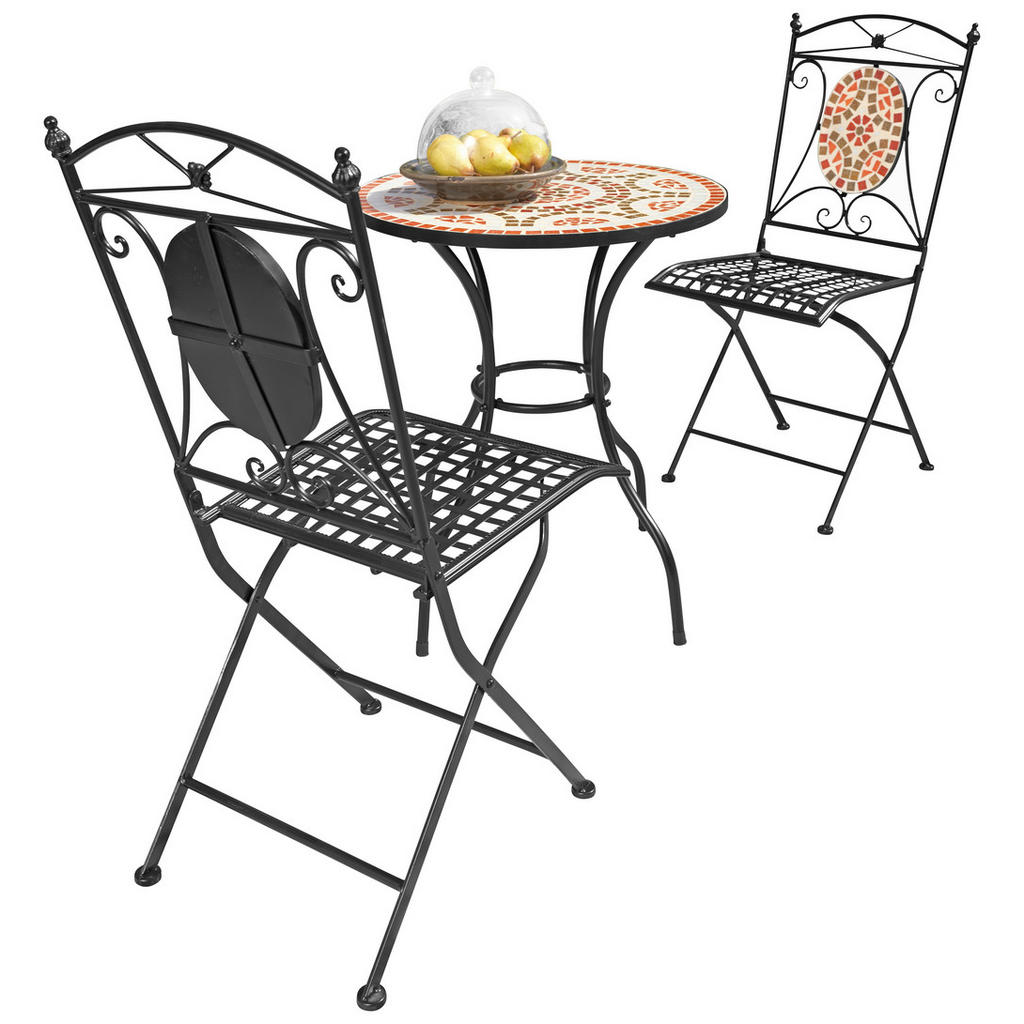 Ambia Garden ZAHRADNÍ SADA 3dílné, kov, kámen