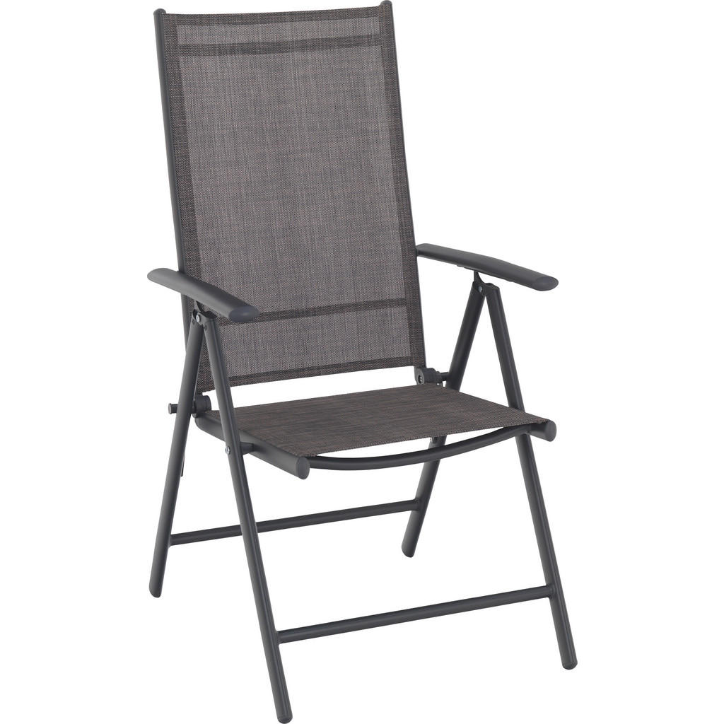 Ambia Garden ZAHRADNÍ SKLÁDACÍ KŘESLO, kov, textil