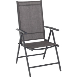 Ambia Garden ZAHRADNÍ SKLÁDACÍ KŘESLO, kov, textil