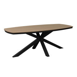 Ambia Garden ZAHRADNÍ STŮL, kov, plast, 201/75/100 cm