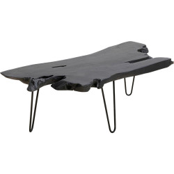 Ambia Home KONFERENČNÍ STOLEK, černá, dřevo, kov, 100/40/40 cm
