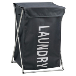 Ambia Home KOŠ NA PRÁDLO, černá, bílá