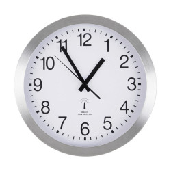Ambia Home NÁSTĚNNÉ HODINY barvy stříbra, bílá 30 cm