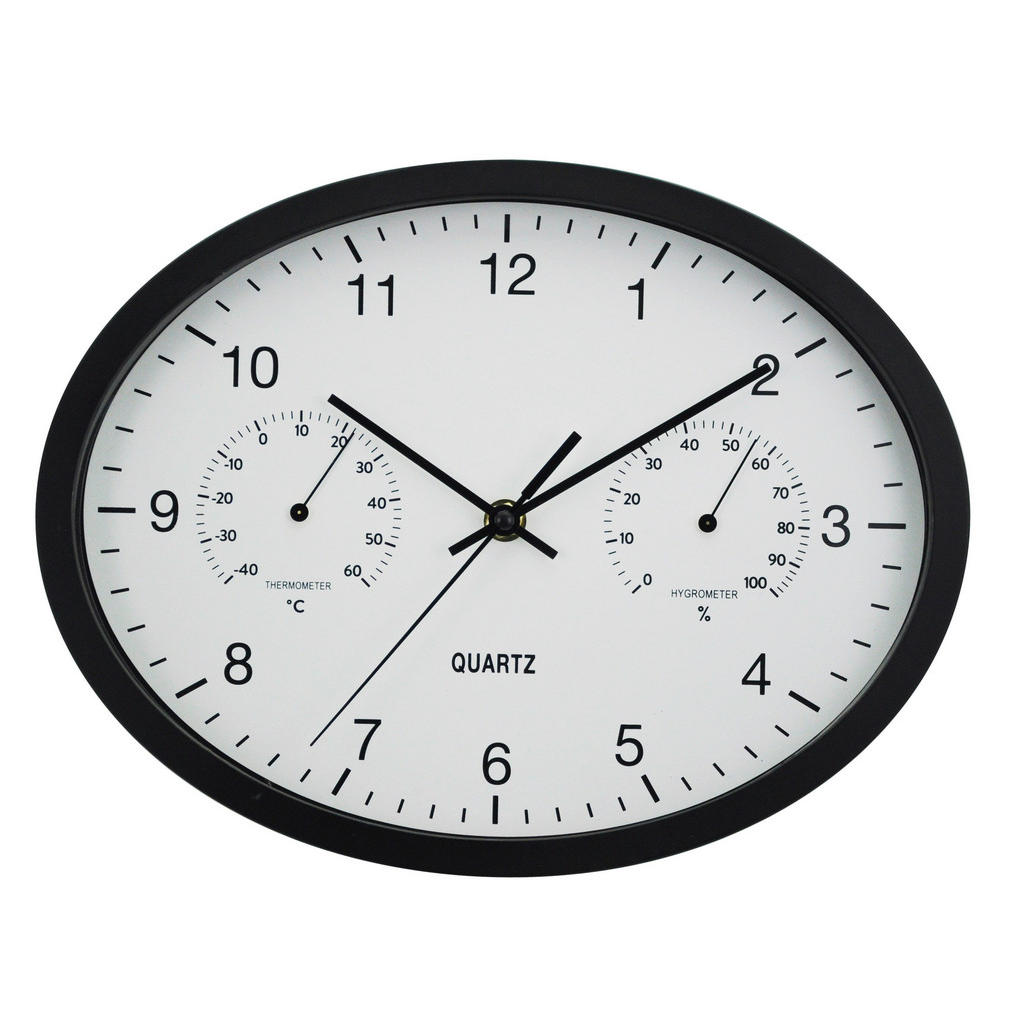 Ambia Home NÁSTĚNNÉ HODINY černá 22,6/29,4 cm