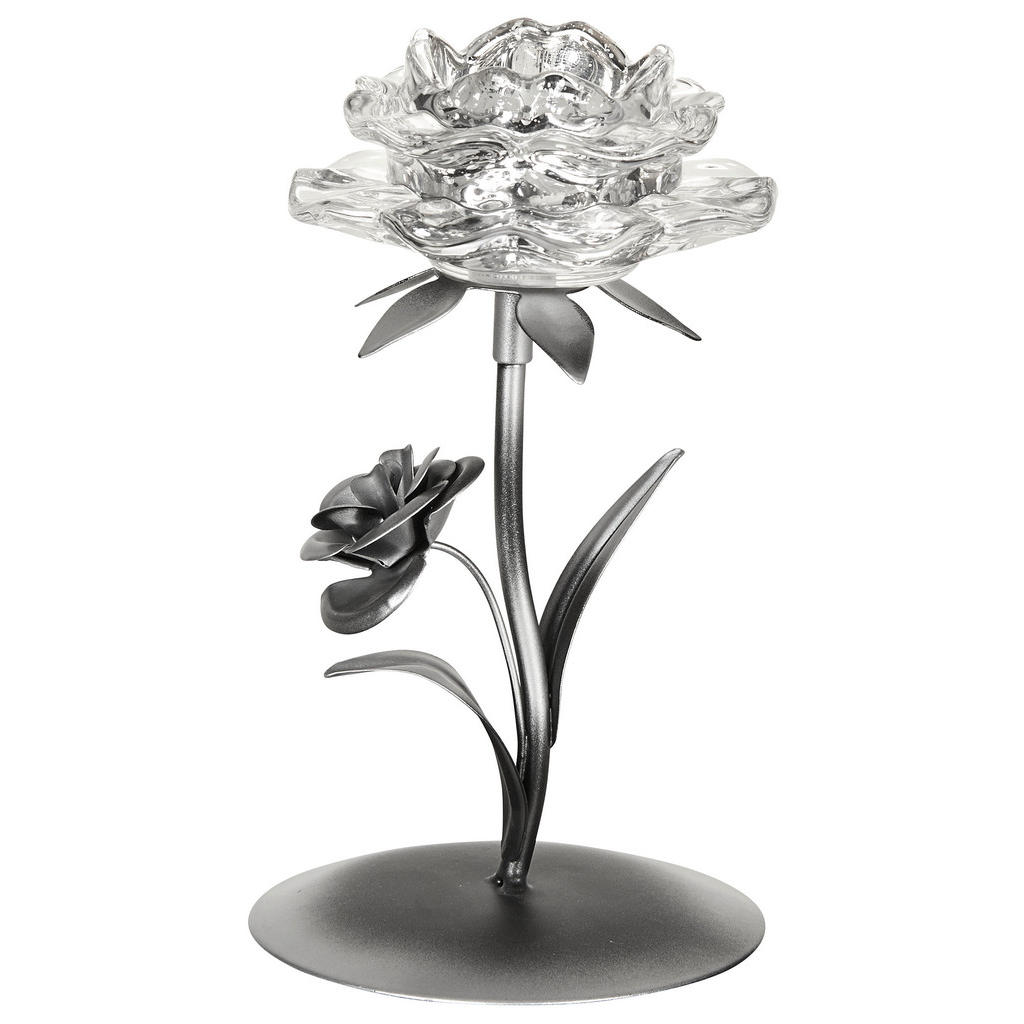 Ambia Home SVÍCEN NA ČAJOVOU SVÍČKU kov, sklo