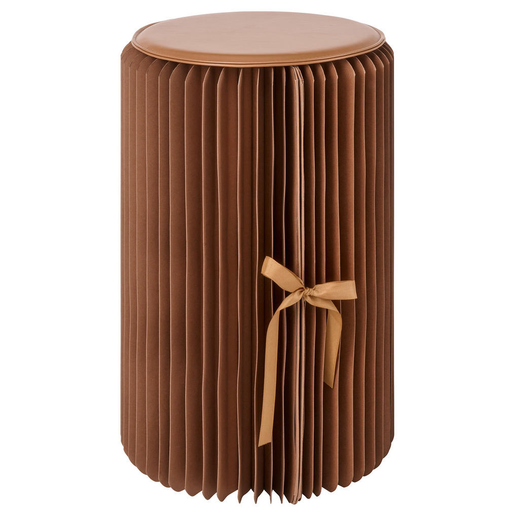 Ambia Home TABURET, plast, papír, kompozitní dřevo, 32/50 cm