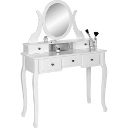 Ambia Home TOALETNÍ STOLEK, bílá, 97/40/142 cm