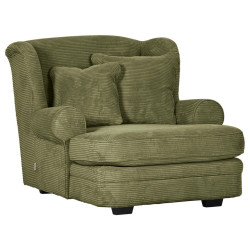 Ambia Home XXL KŘESLO, textil, olivově zelená